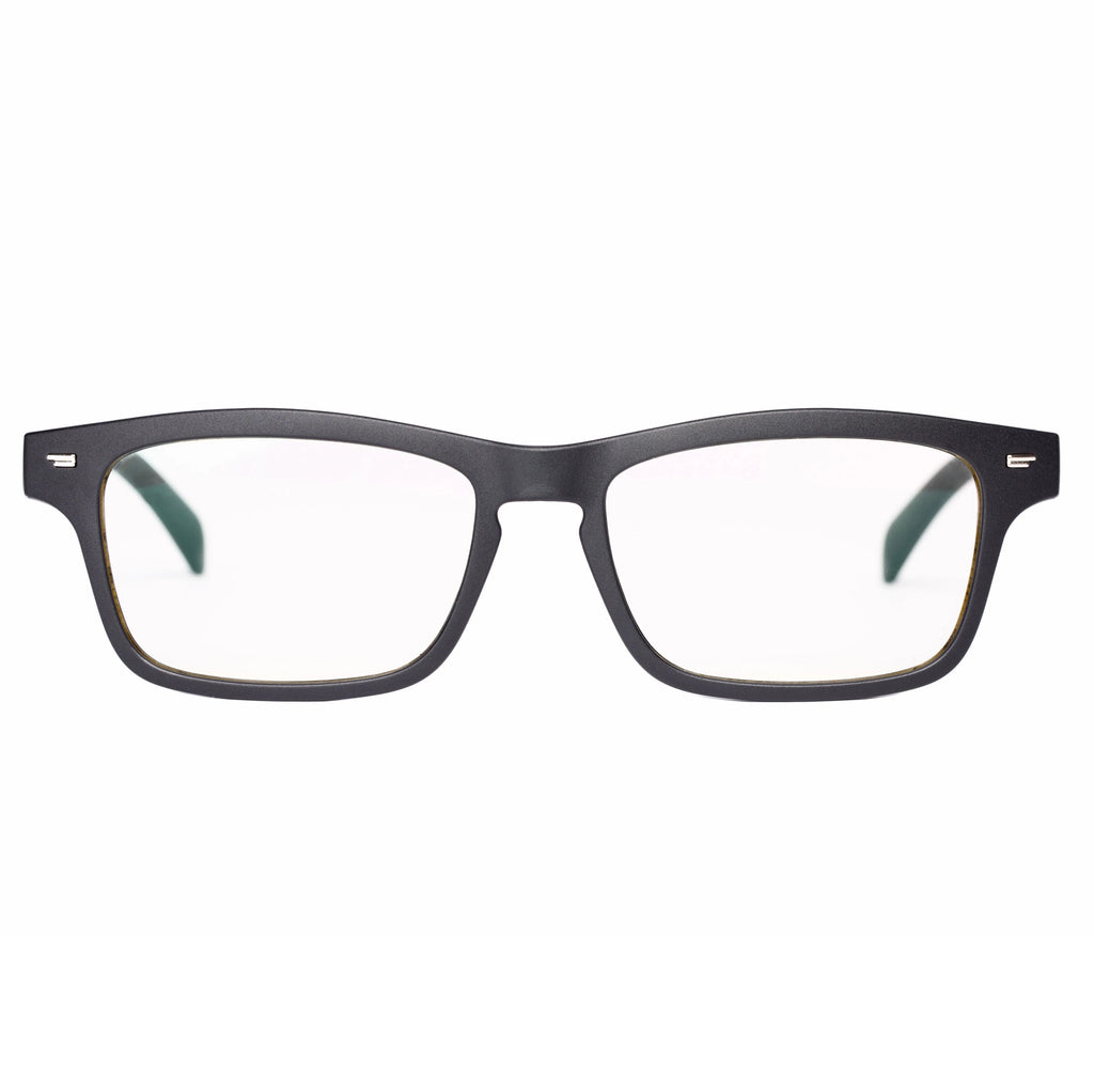 Smart glasses with semi-open Bluetooth audio, PC+ABS frame, anti-blue light lenses, and IPX7 waterproof rating for sports use.