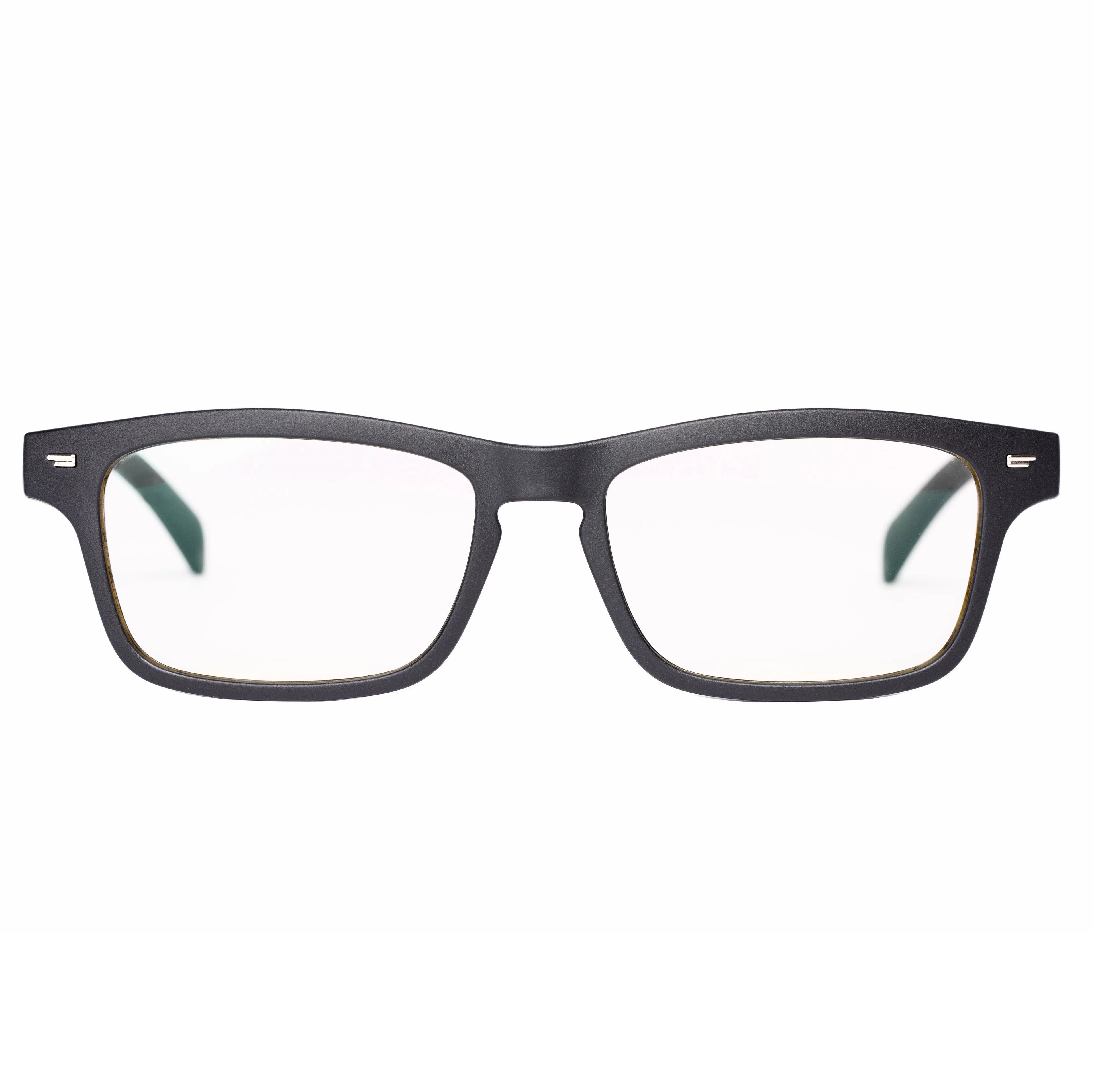 Smart glasses with semi-open Bluetooth audio, PC+ABS frame, anti-blue light lenses, and IPX7 waterproof rating for sports use.