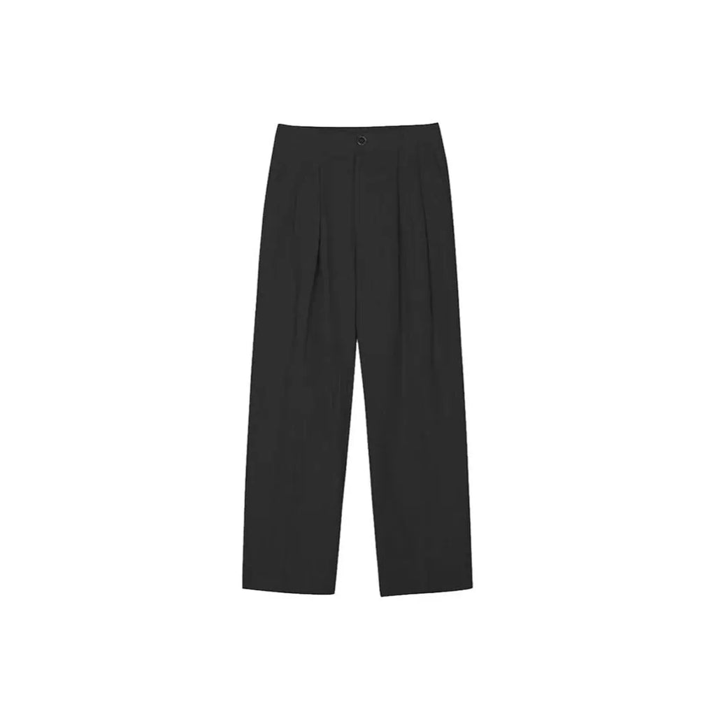 Men's lightweight cotton linen trousers with micro-elastic waistband showing apricot colour option and pencil leg opening
