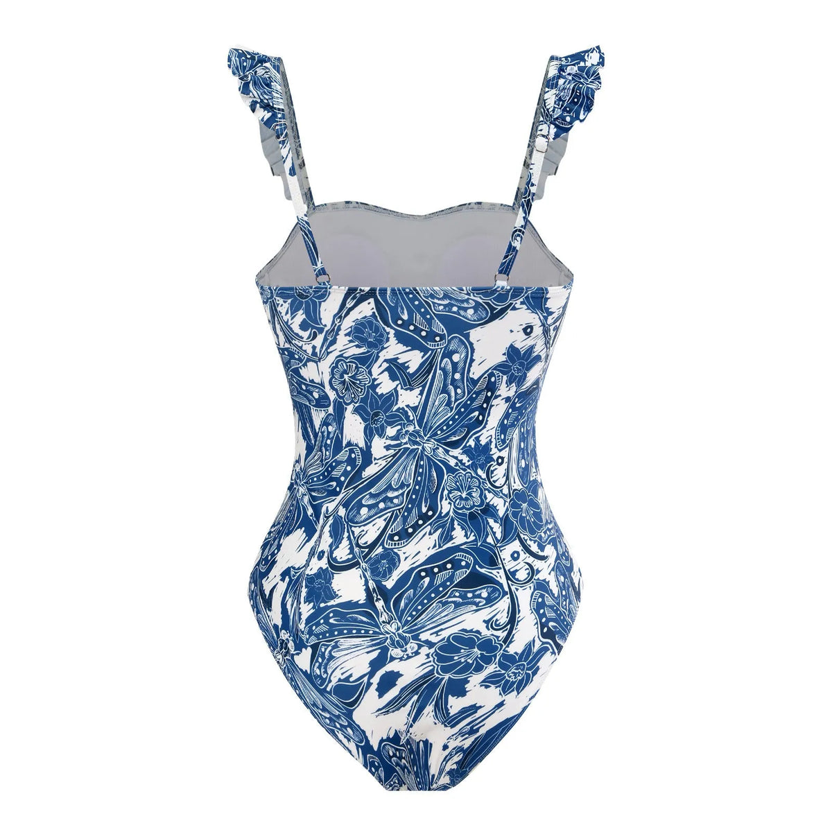 Two piece swimsuit set for women in polyester, sleeveless, sizes S to XL, picture colour