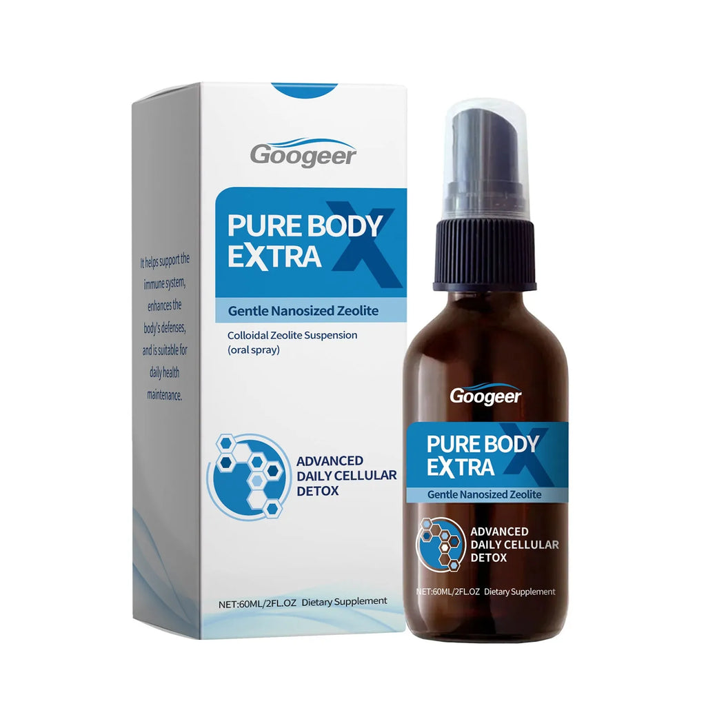 Googeer Oral Spray body treatment product in 60ml plastic spray bottle