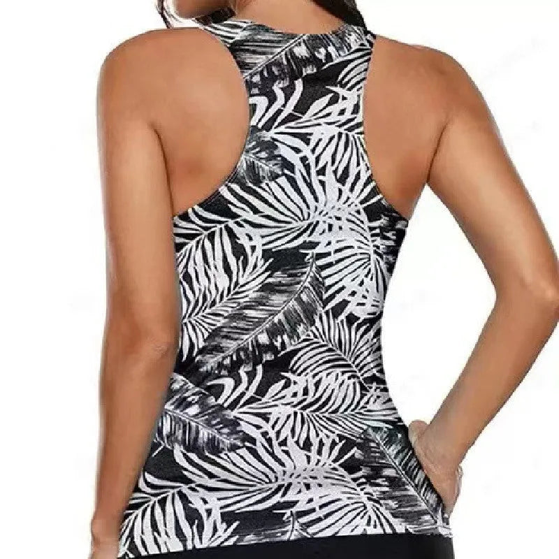 Women's split bow bikini swimsuit with adjustable ties in polyester fabric