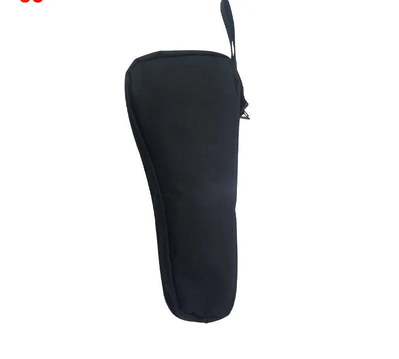 Black cloth portable storage bag for mobile phone stabilizer accessories, measuring 20cm x 15cm x 8cm
