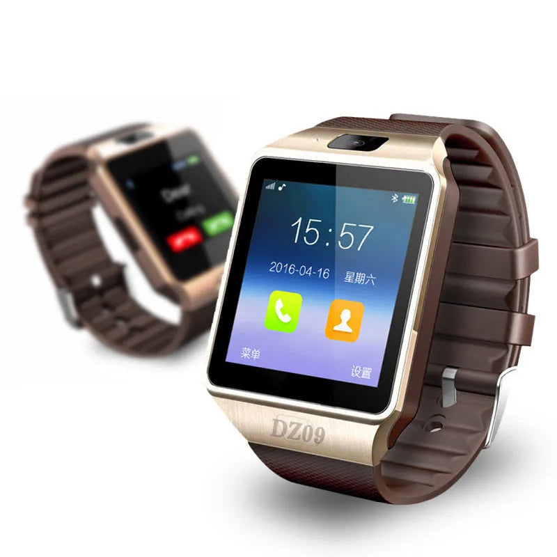 Smart watch with 1.44-inch touch screen, Bluetooth call, 380MAH battery, on wrist strap in black colour