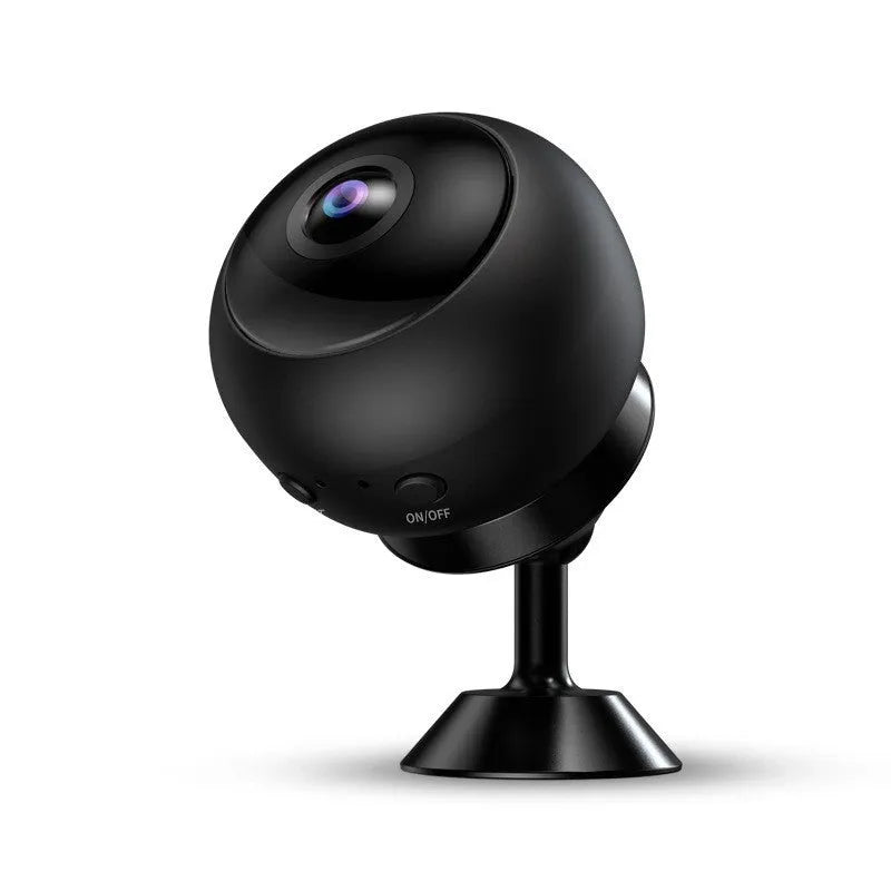 1080p wireless Wi-Fi surveillance camera with ABS material construction and USB cable