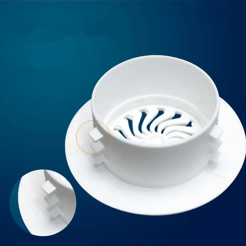 Plastic air conditioning wall hole cover and sealing kit with multiple cap sizes