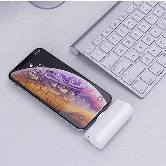 Mini ultra-thin power bank, 4500mAh, 77x47x26mm, 92g, ABS, available in white, black, pink, green, red