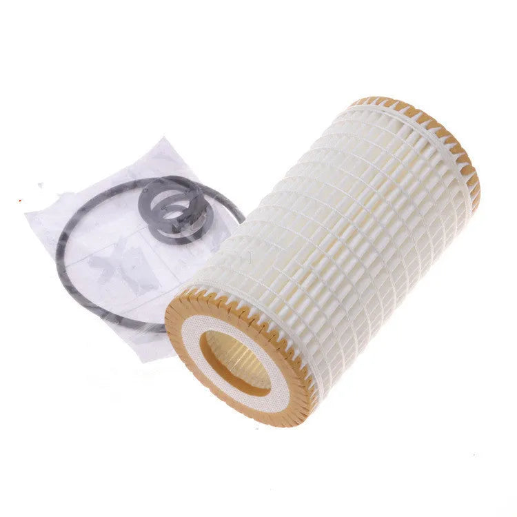 HU718 5X oil filter with polyester mesh wire wound element for 10μm lubricating oil filtration